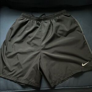 Nike Black Athletic Shorts with Moisture-Wicking Fabric
